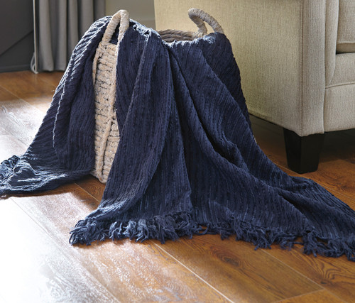 Tabby Blue Decorative Throw