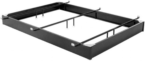 Permaform King Black Finish Steel Bed Base