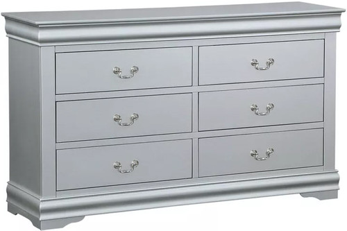 NIMES Silver 58.3" Wide Dresser