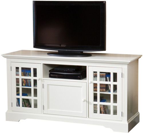 Aby White TV Stand