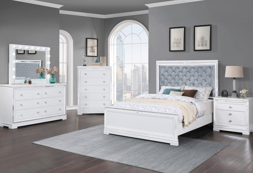 GENOA White Bedroom Set