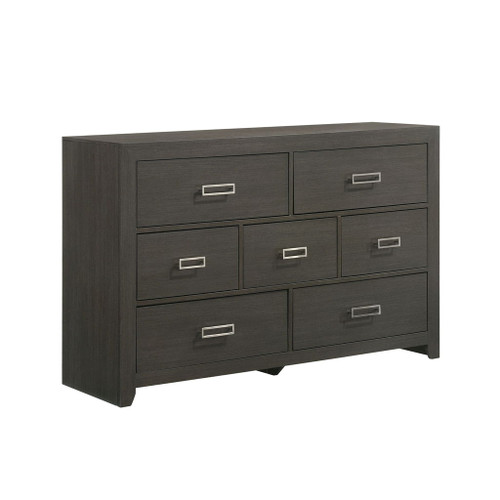 Sasha - 7 - Drawer Dresser - Gray