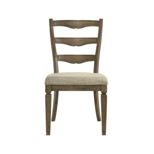 Parfield - Side Chair (Set of 2) - Fabric & Weathered Oak
