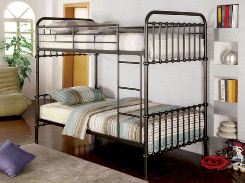 Axis Dark Bronze Twin/Twin Bunk Bed