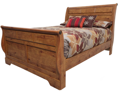 Barrowhill Pine Sleigh Bed