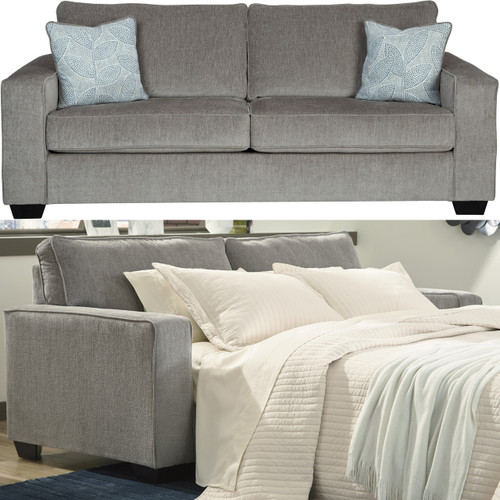 STELLAR Nickel 95" Wide Queen Sofa Sleeper