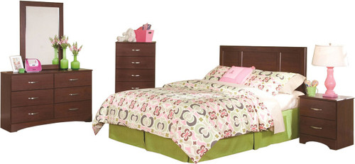 LEONE Brown Bedroom Set