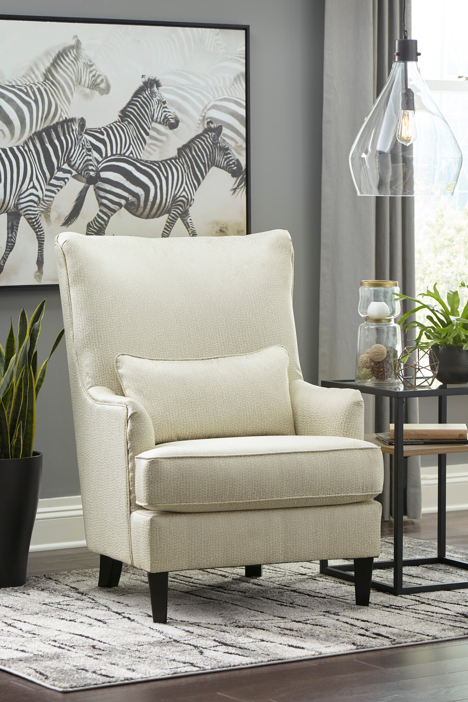 Kenmir Yellow Accent Chair - CB Furniture