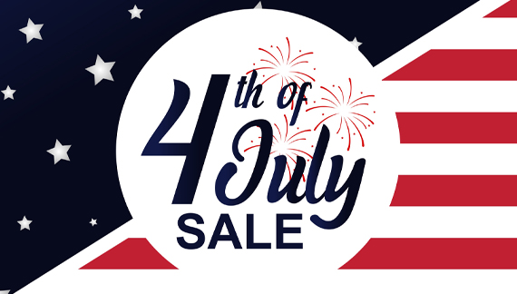 Fourth of July Sale: Going on Now!