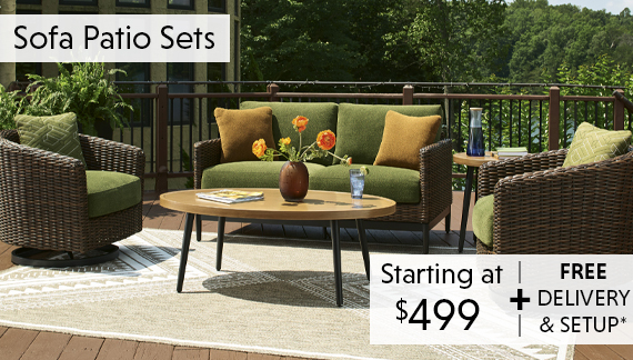 Sofa Patio Sets: Starting at $499 with FREE Delivery*