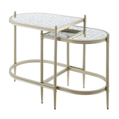 Steve Silver Onyx Nickel Agate Top Nesting Table並行輸入 Steve Silver Onyx Nickel Agate Top Nesting Table並行輸入