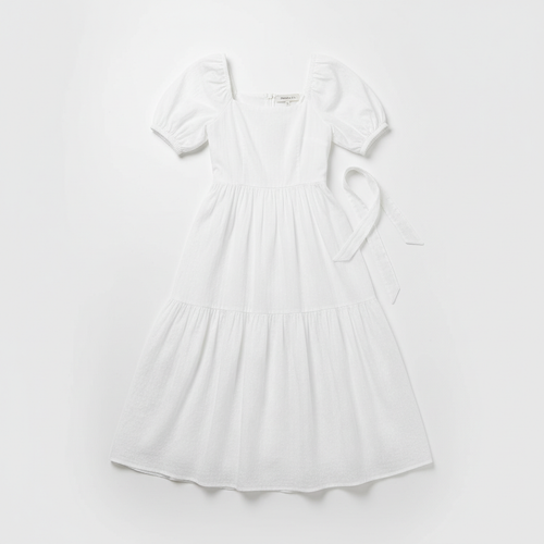Feedo & Co. Midi Dress - White