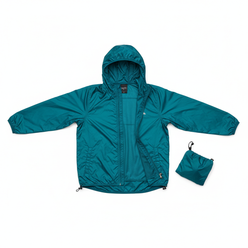 Feedo & Co. Packable Windbreaker - Teal
