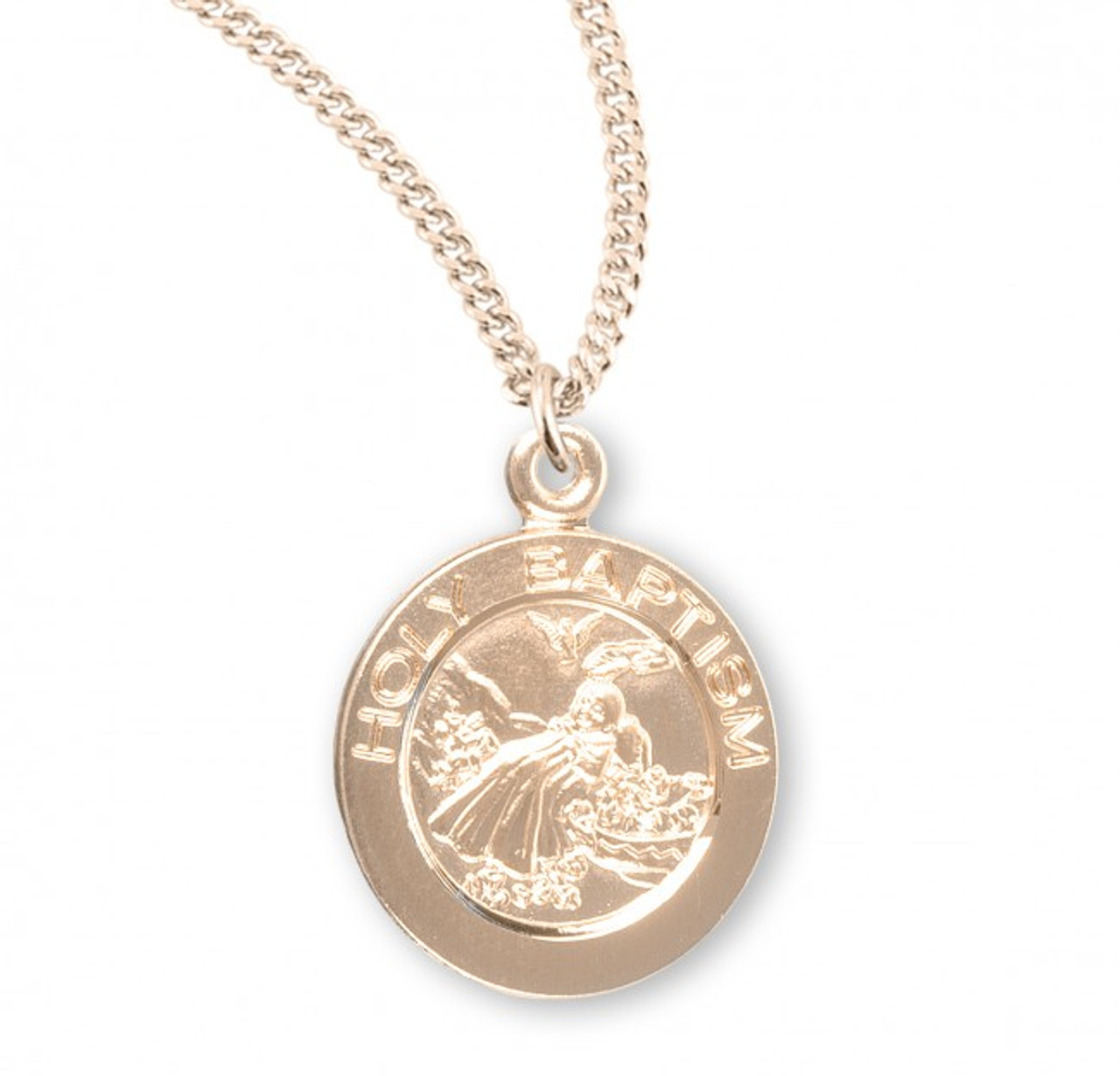 Unisex 9ct Solid Yellow Gold St Christopher Pendant — Hyman's Jewellers  Leeds City Centre. Preowned Watch and Jewellery Specialists for over 30  years.