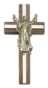 4 inch Contemporary Risen Christ Cross