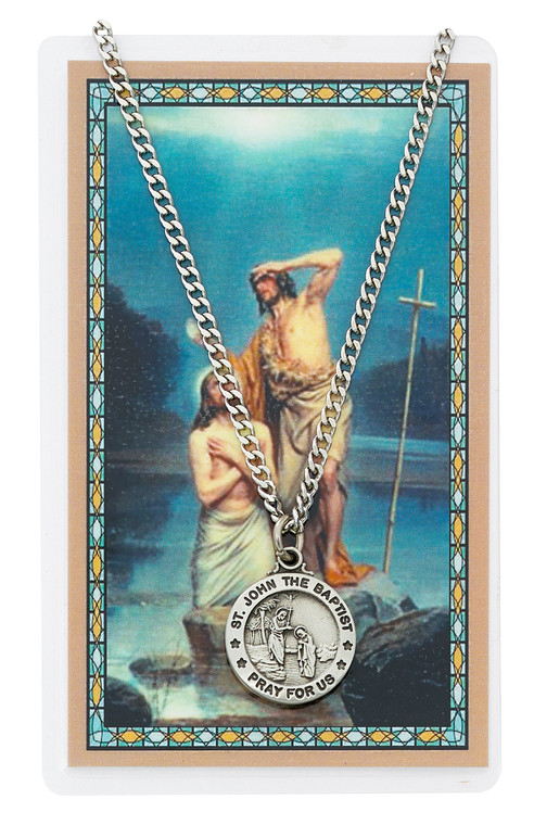 Father's Day Gift - St. John The Baptist Prayer Card Set (BUNDLE OF 2)