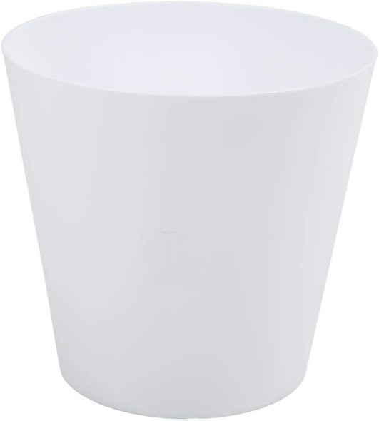 Wham 26cm Round Pot Plant Cover Waste Bin Ice White 26 x 23.5 cm