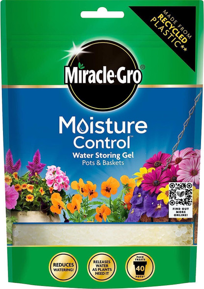 Miracle-Gro Moisture Control Water Storing Gel for Pots & Baskets, 200g