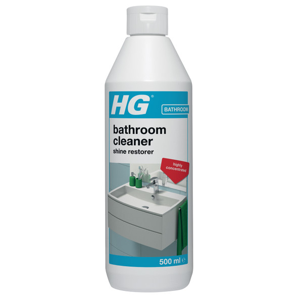 HG Bath Shine Highly Concentrated Cleaner for Sanitary Bathroom Appliances 500ml