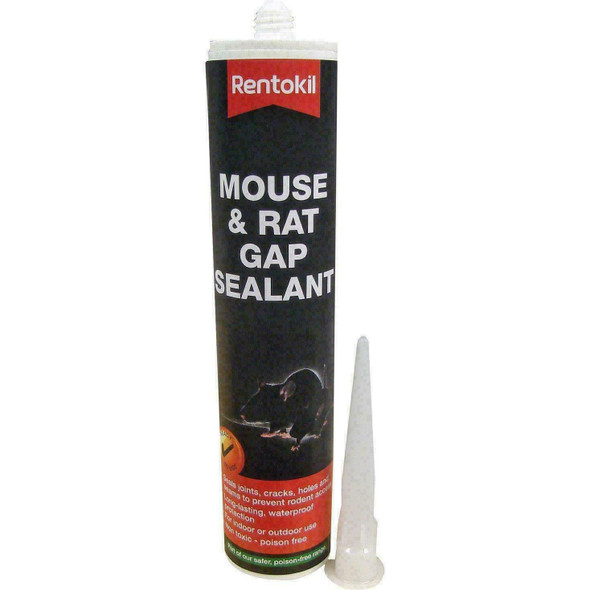 2 x Rentokil Mouse & Rat Gap Sealant Filler Non-Toxic fills Cracks, Holes, Seams