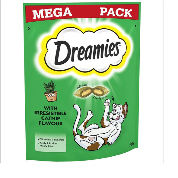 Dreamies Cat Treat Biscuits with Catnip 200g