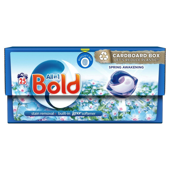 Bold All-in-1 PODS® Washing Liquid Capsules 25 Washes, Spring Awakening