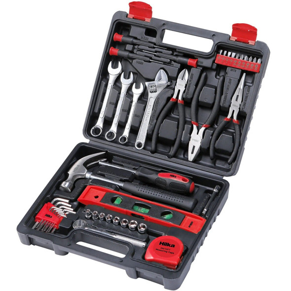 Hilka 78730045 Pro Craft 45 PCE Home Tool Kit, Black