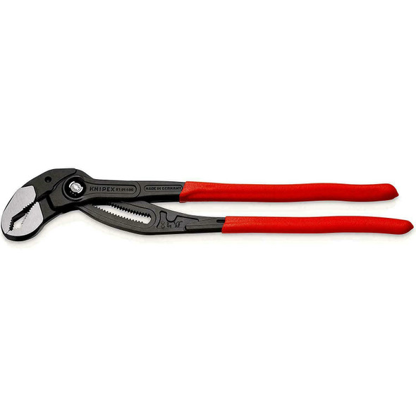 Knipex Cobra® XL Pipe Wrench and Water Pump Pliers grey atramentized, plastic...