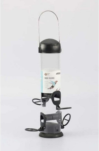 Henry Bell Essentials Bird Seed Feeder with 2 Perches & Easy Open Lid 20 cm