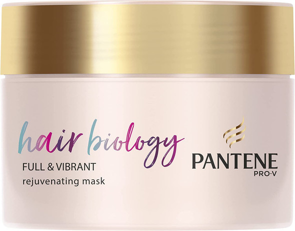 Pantene Hair Biology Full and Vibrant Volumising And Repairing Hair Conditioner For Fine, Thinning, Dull, Coloured Hair With Lotus Flower, Omega 9, 160 ml