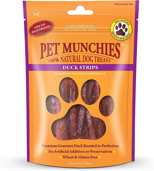 2XPet Munchies Duck Strips, 90g (single)