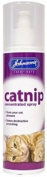 4 x Johnson's Vet Concentrated Catnip Spray Attract/Give Pleasure to Pet 150ml