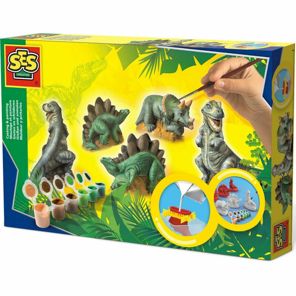 SES Creative : Casting and Painting Dinosaurs ,01406