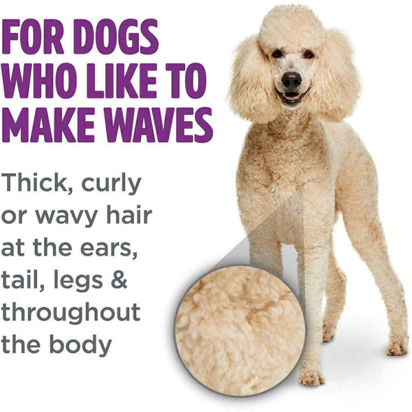 TropiClean PerfectFur Curly & Wavy Coat Shampoo for Dogs, High Volume Fur 473ml