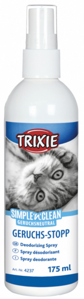 Trixie Simple 'n' Clean Deodorising Odour Stop Spray Cat & Small Animal, 175 ml