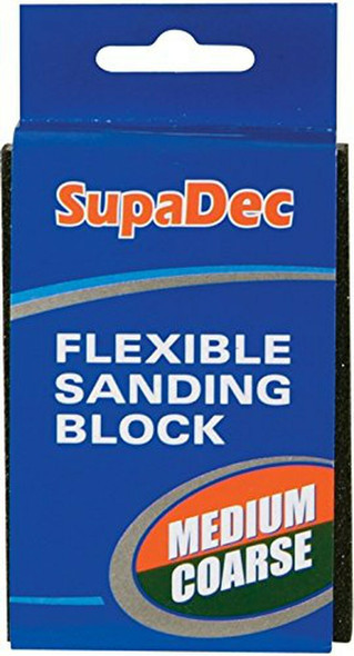 SupaDec Flexible Sanding Block Medium/Coarse