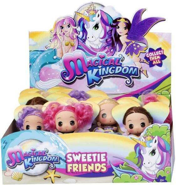 Magical Kingdom 9cm Sweetie Girl Cute Doll Kids Mini Figures Filler Gift Toy
