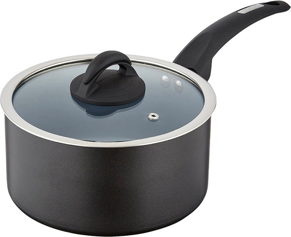 Tower T80358 Cerasure 20cm Saucepan with Non-Stick Coating, Suitable for all Hob Types, Graphite