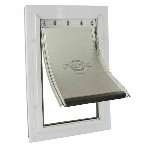 PetSafe, Staywell, Aluminium Pet Door, Large, Solid Design, Easy Install,White