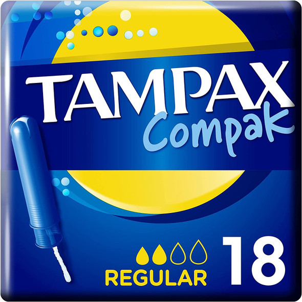 Tampax Compact Regular Tampons with Applicator