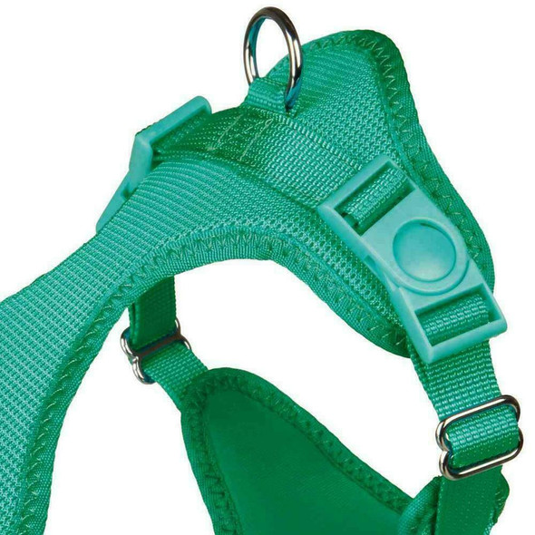 TRIXIE Soft Dog Harness, 25-35 cm x 15 mm, Petrol