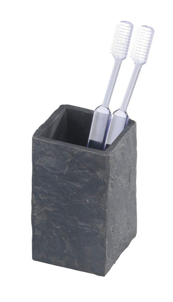 Wenko Vaso higiene dental Slate Rock Pizarra