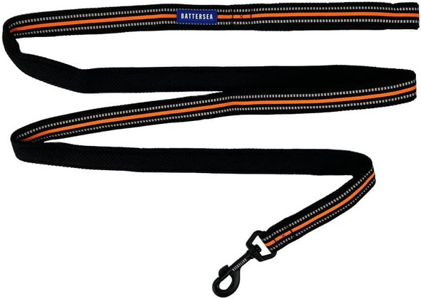 Battersea Reflective Dog Lead Orange 200 cm