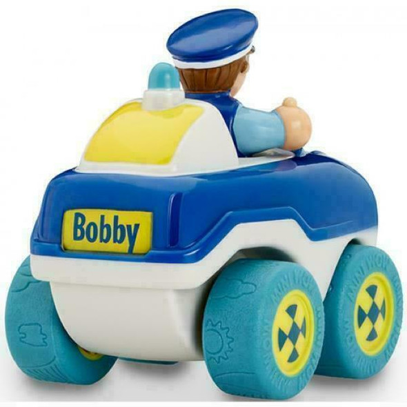 WOW Toys 10407 Police Car Bobby, Blue/Grey/Yellow