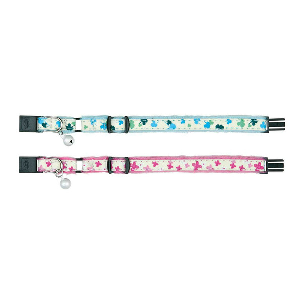 Trixie Glow in The Dark Kitten Plush Cat Collar, Single unit (Assorted)