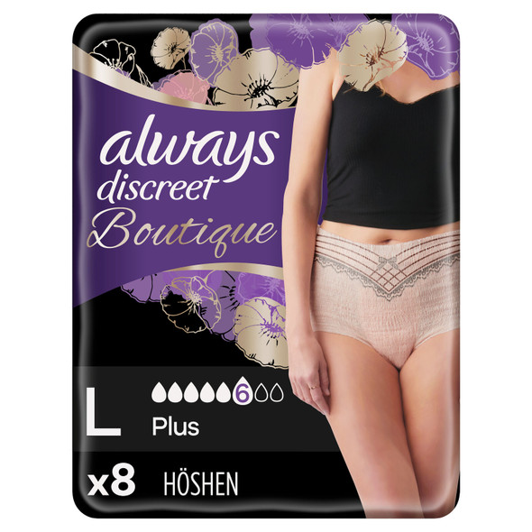 Always Discreet Discreet Boutique Incontinence Underwear For Women