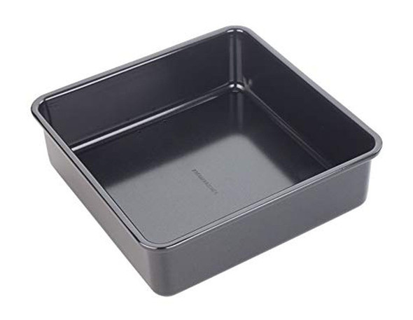 Tala Performance, Loose Base Square Cake Tin, Professional Gauge Carbon Steel with Eclipse Non-Stick Coating, 23 cm x 23 cm / 9" x 9" Cake Pan; Cake Pan, Ideal for bakes and celebration cakes