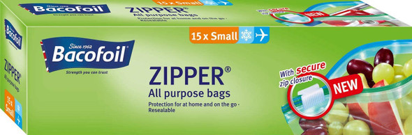 3 x All Purpose Zipper Bags, 100g