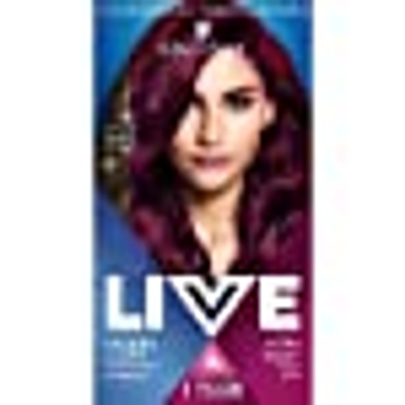 Schwarzkopf LIVE Colour + Lift, Long-Lasting Permanent Purple Hair Dye, Light...
