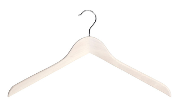 Wenko Jolie White Washed-clothes hanger, Wood, 1.2 x 45 x 23.5 cm